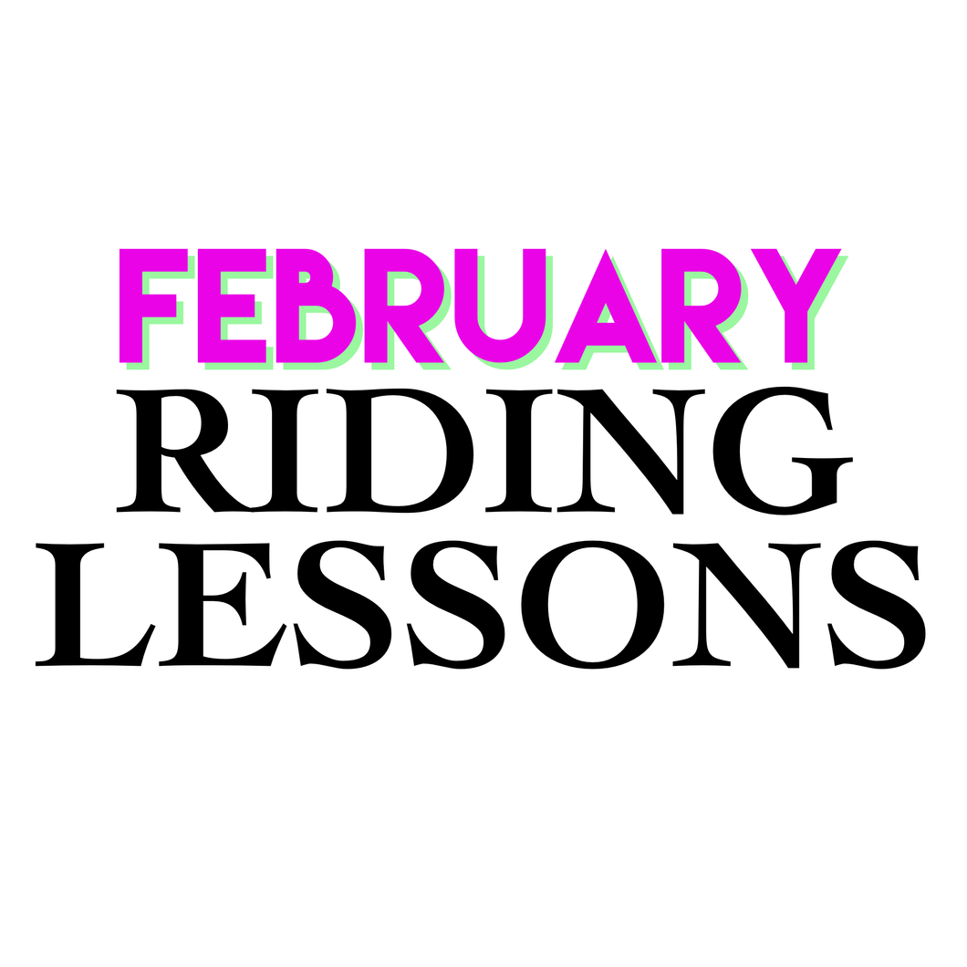 February Riding Lessons